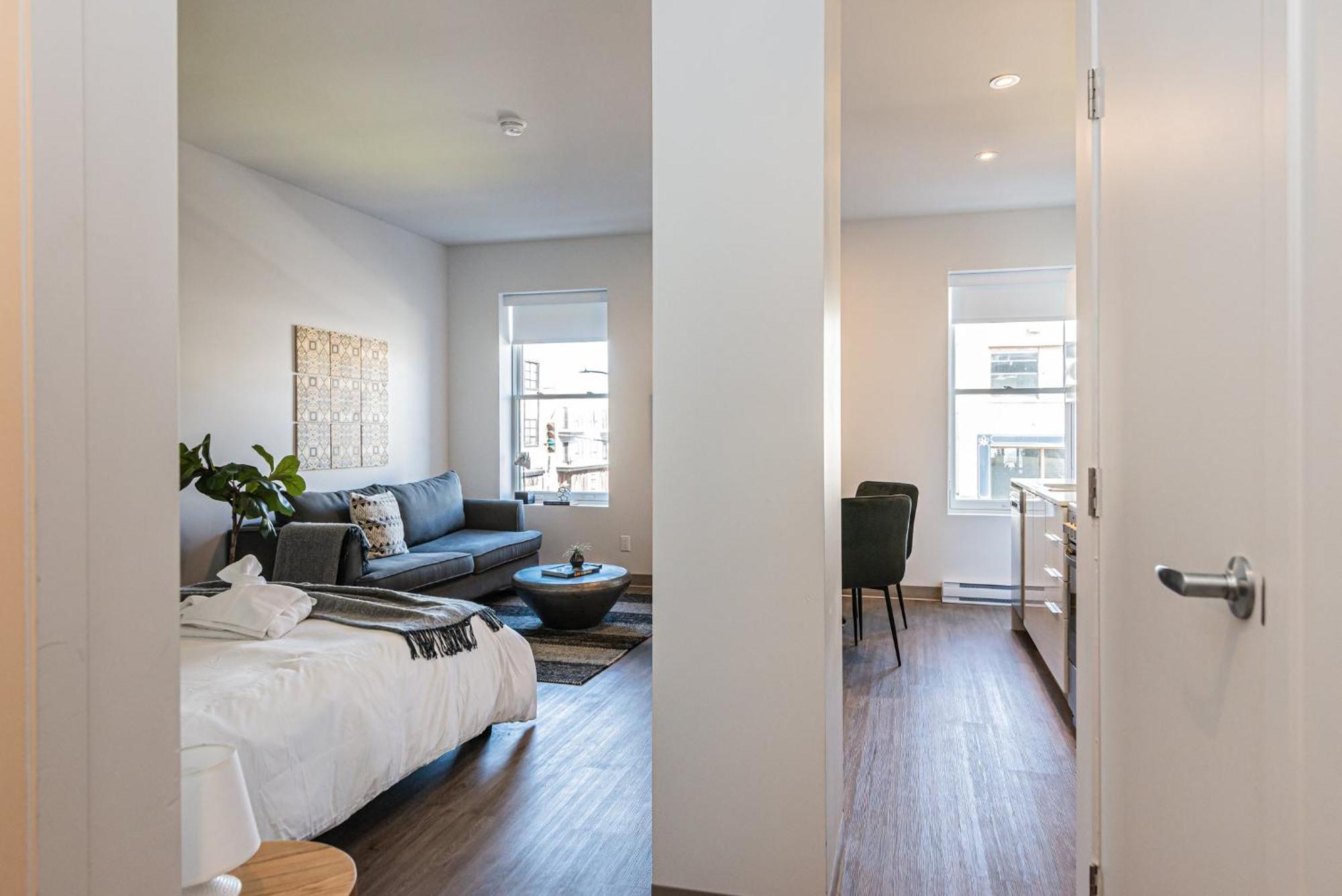 New, Fresh And Luminous Studio In Le Plateau By Den Stays Montréal Rum bild