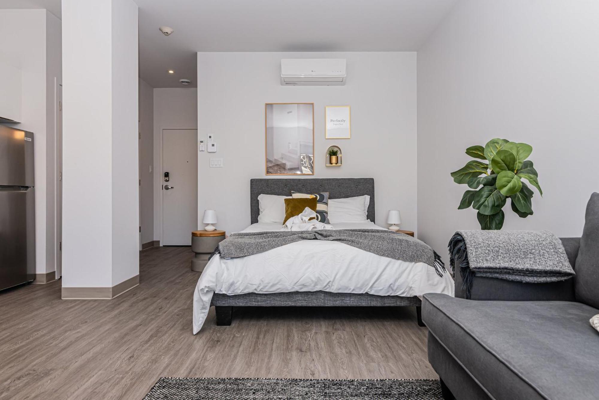 New, Fresh And Luminous Studio In Le Plateau By Den Stays Montréal Rum bild
